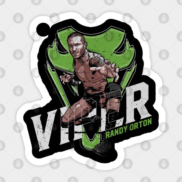 Randy Orton The Viper Sticker by MunMun_Design